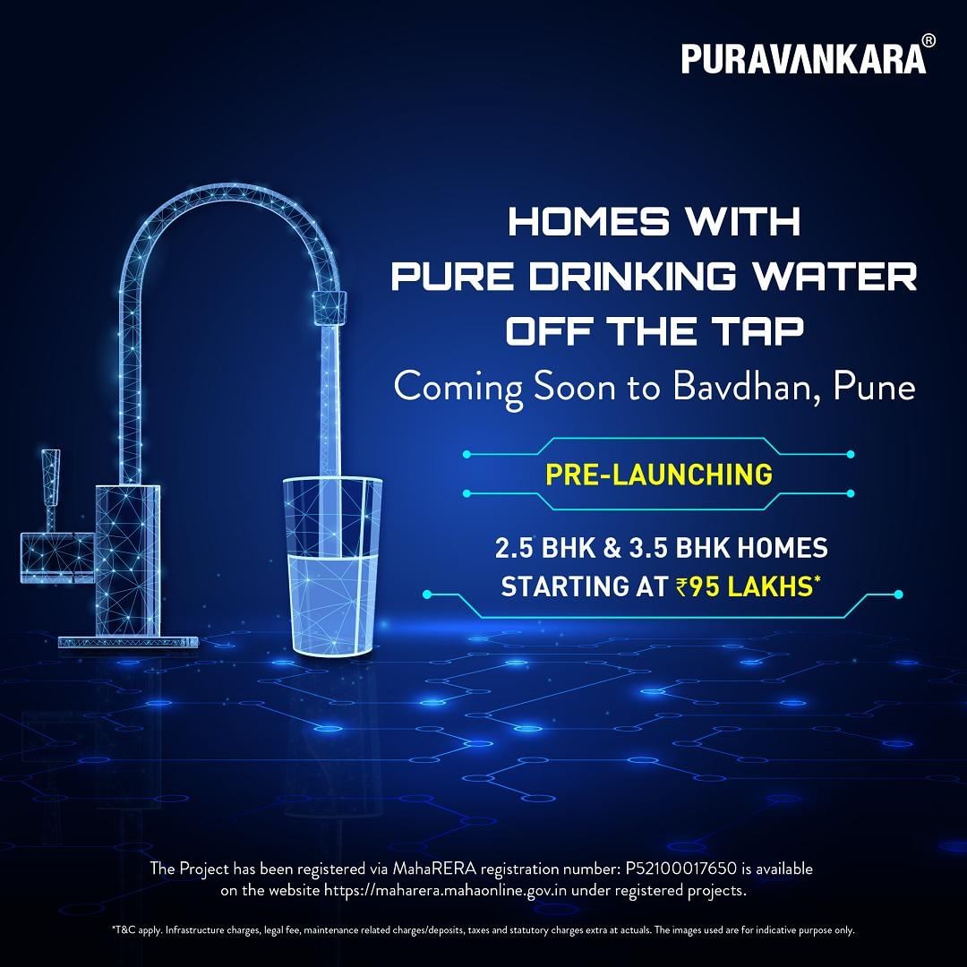 Purva Zephyr offer pure drinking water in Bavdhan, Pune Update
